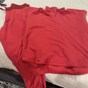 Rafaela medium top, Zamora petite medium bottoms